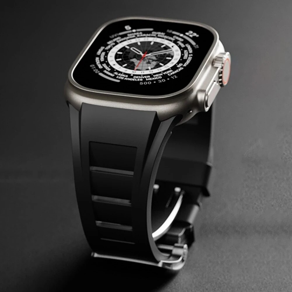 Massimo Liquid Silicone Apple Watch Band