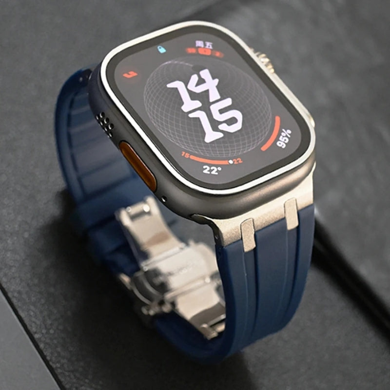 TitaniumGrip Silicone Apple Watch Band