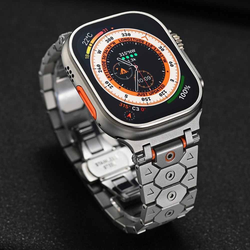 CLAIRS TITANIUM APPLE WATCH BAND