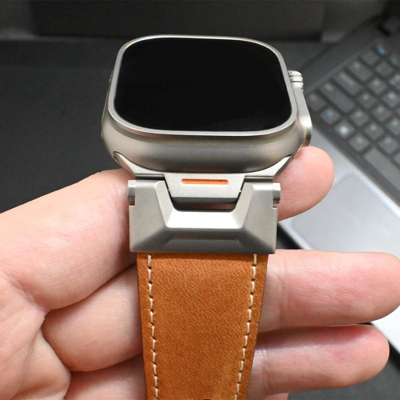 Massimo Genuine Leather Apple Watch Band