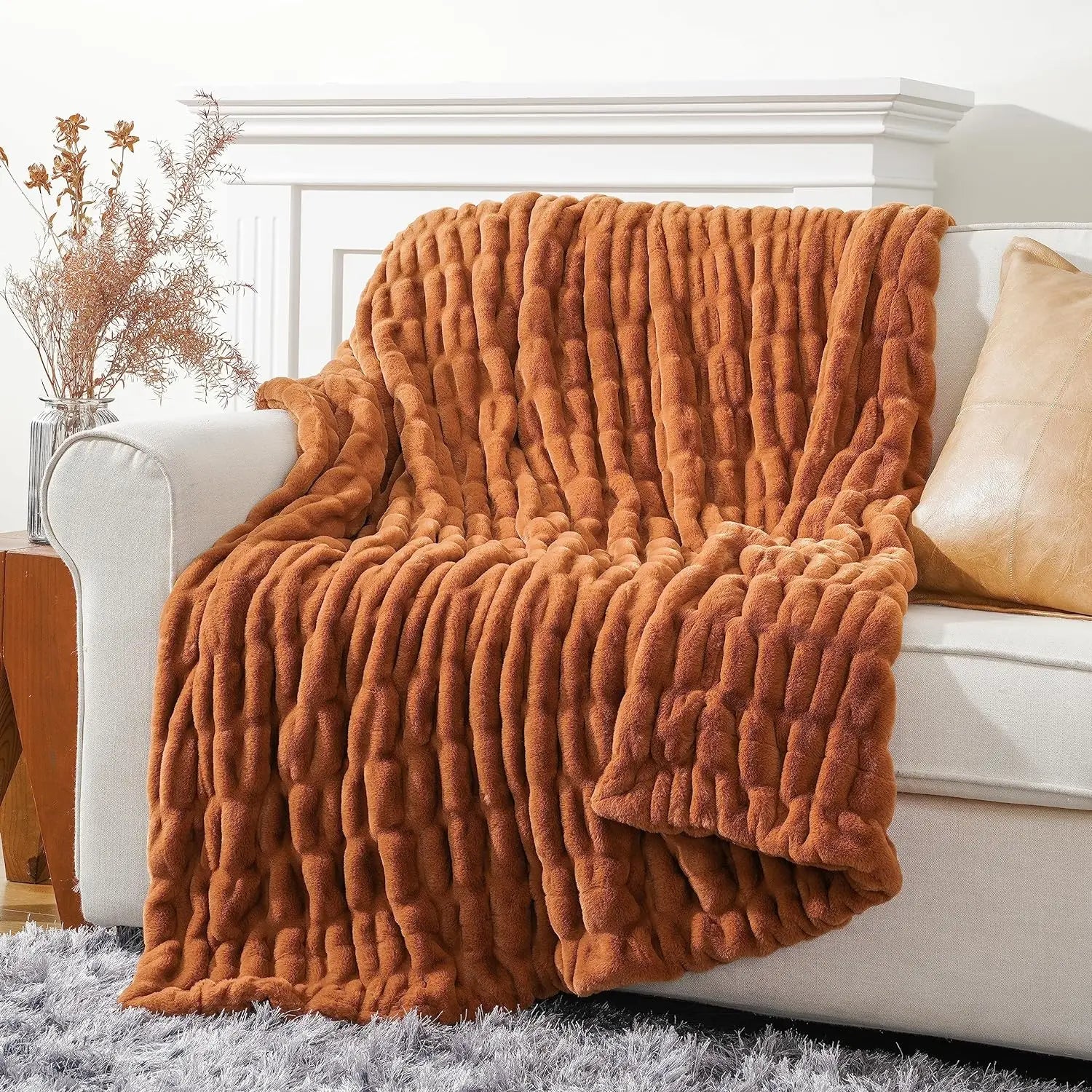 Heritage Plush Quilted Blanket