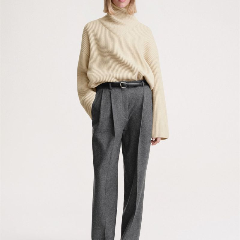Camille Merino Turtleneck Sweater