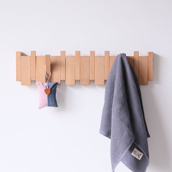 Artisan Wooden Piano Key Coat Rack