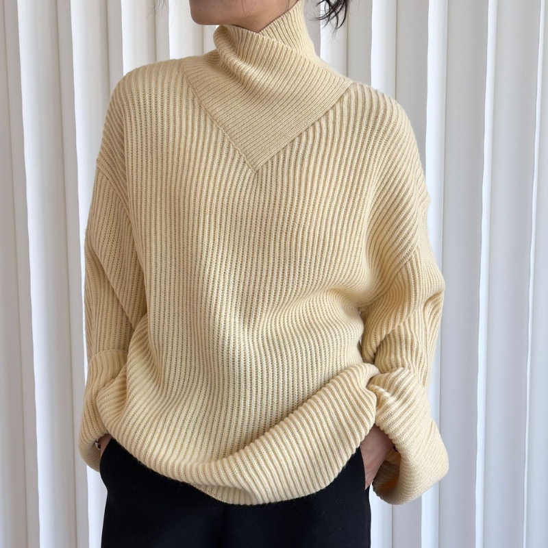 Camille Merino Turtleneck Sweater