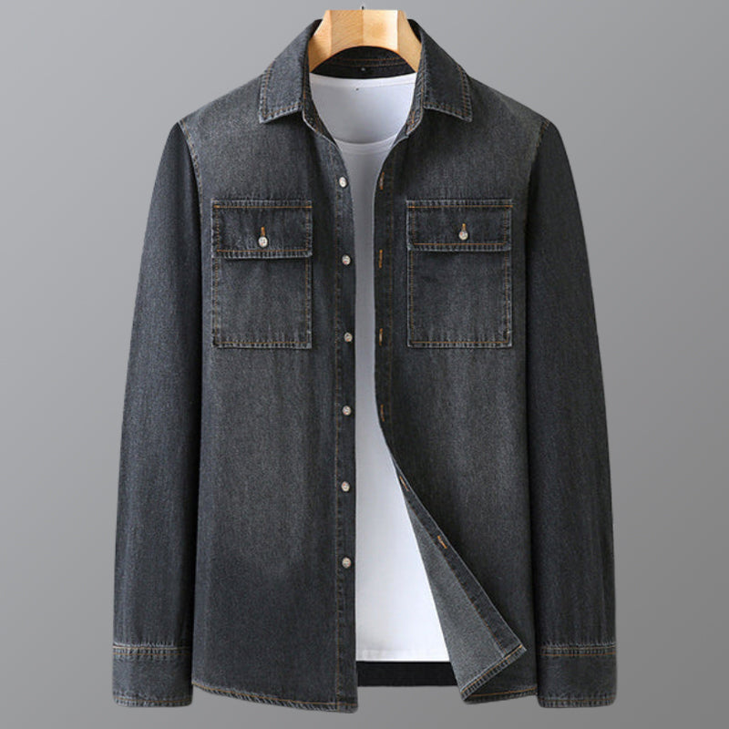 Maxwell Reed Faded Denim Shirt
