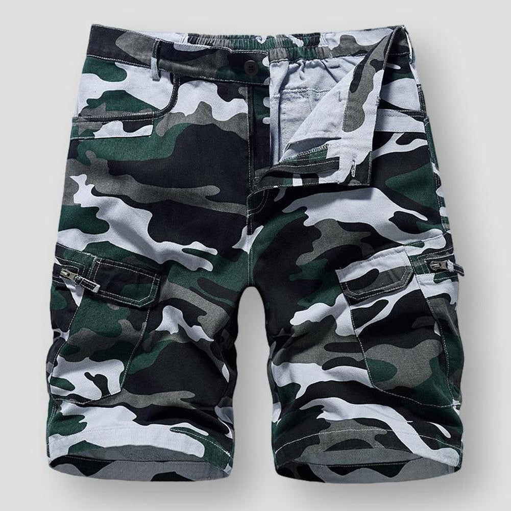 Saint Martin Camo Cargo Shorts