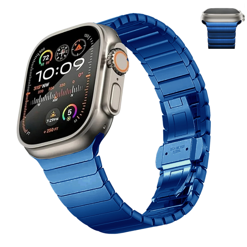 Renzo Stainless Steel Link Apple Watch Band