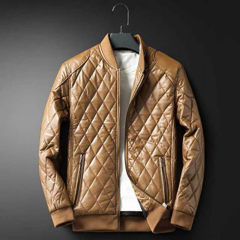 Renzo Quilted Leather Jacket