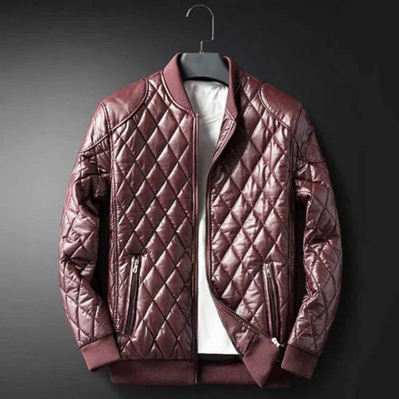 Renzo Quilted Leather Jacket