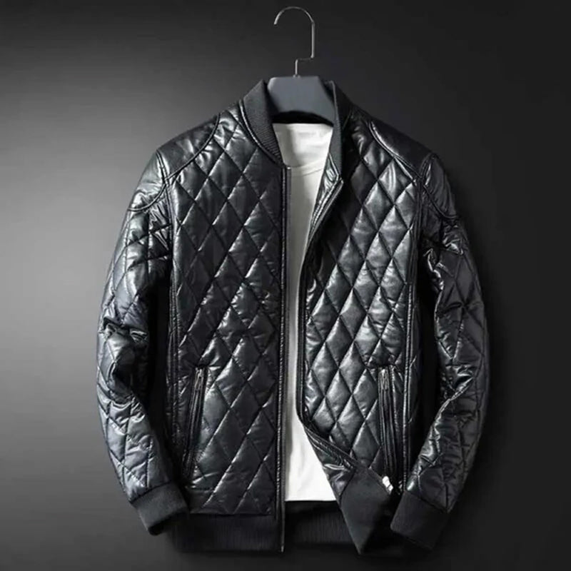 Renzo Quilted Leather Jacket