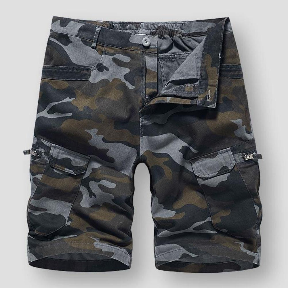 Saint Martin Camo Cargo Shorts