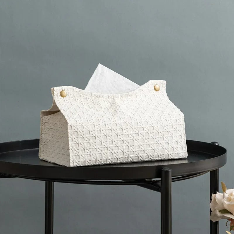 CraftedWeave Tissue Box Holder