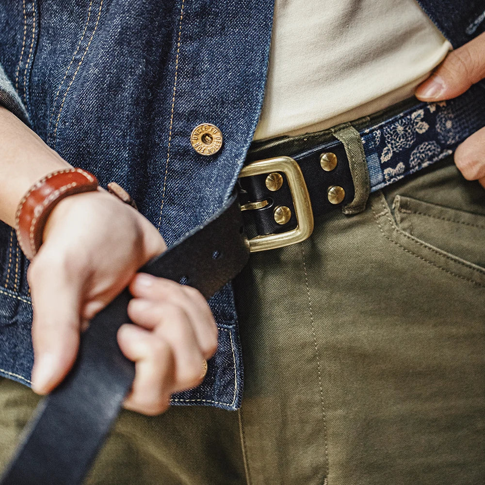 Graham Wells Leather Belt