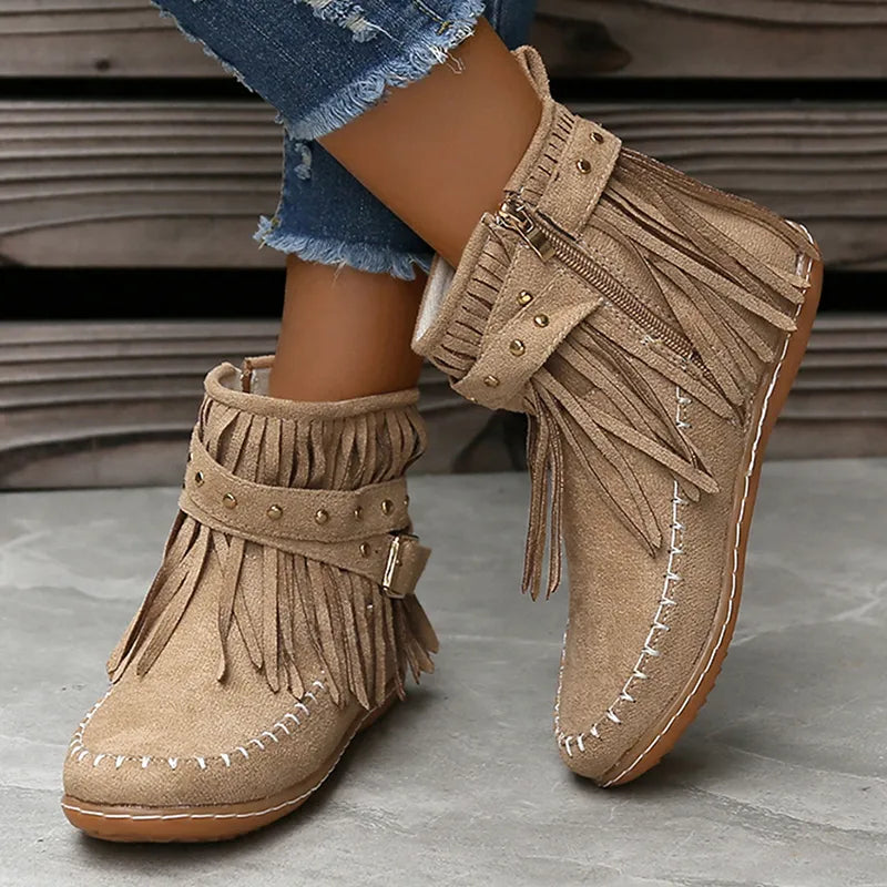 Clara Woods Suede Boots