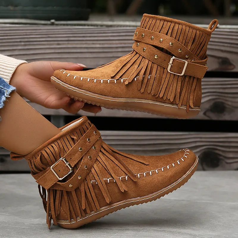 Clara Woods Suede Boots
