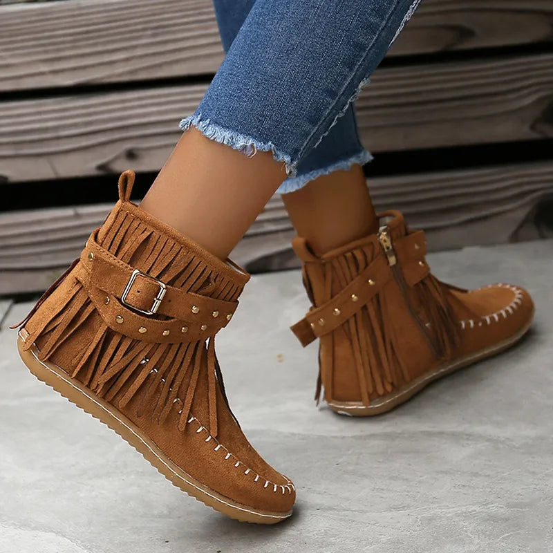 Clara Woods Suede Boots