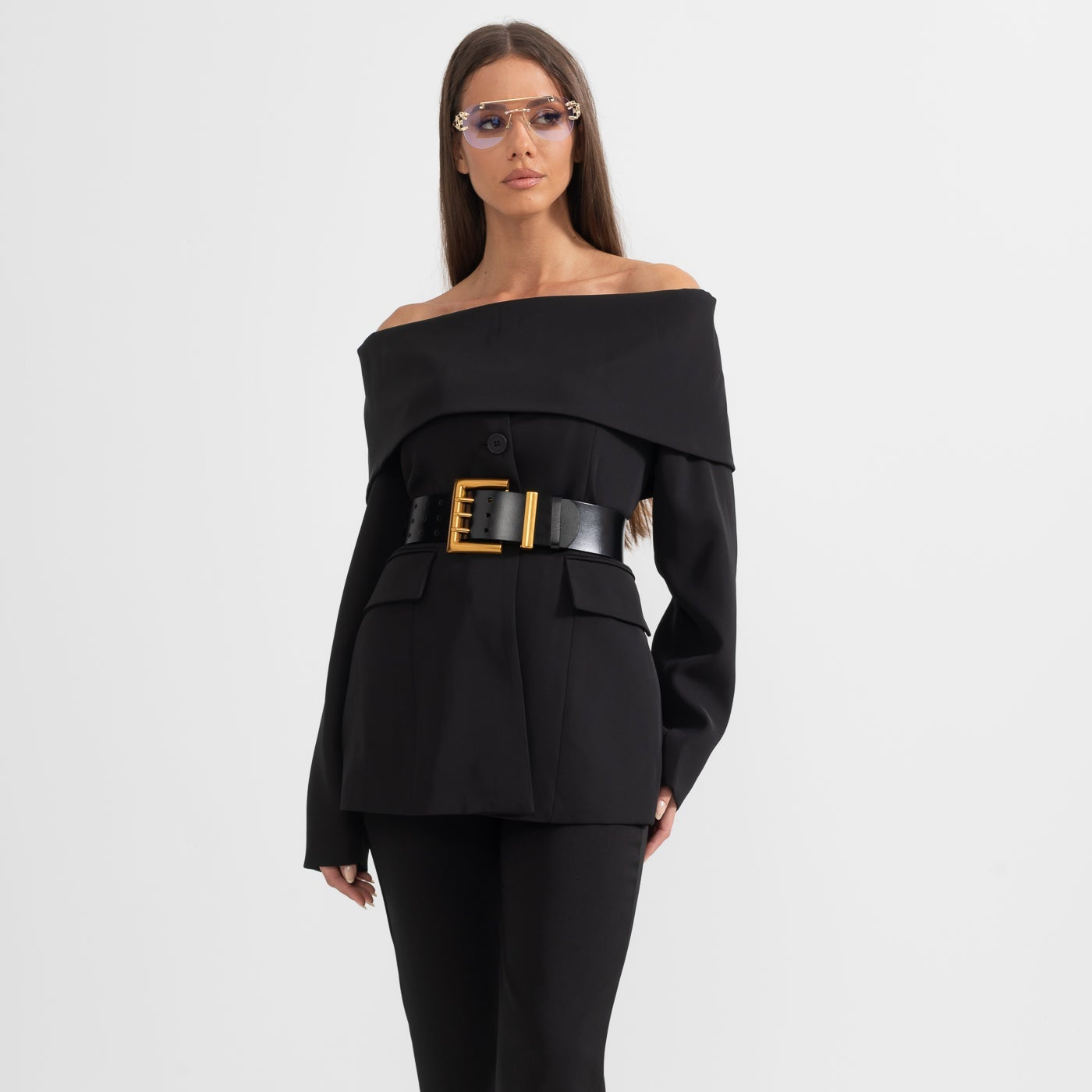 Noir Authority Blazer Black