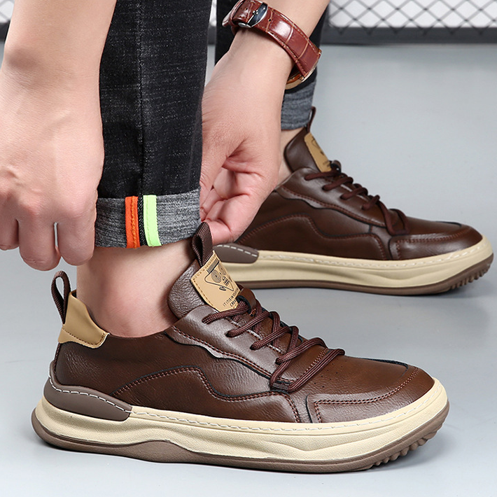 Brunetto Italian Leather Sneakers