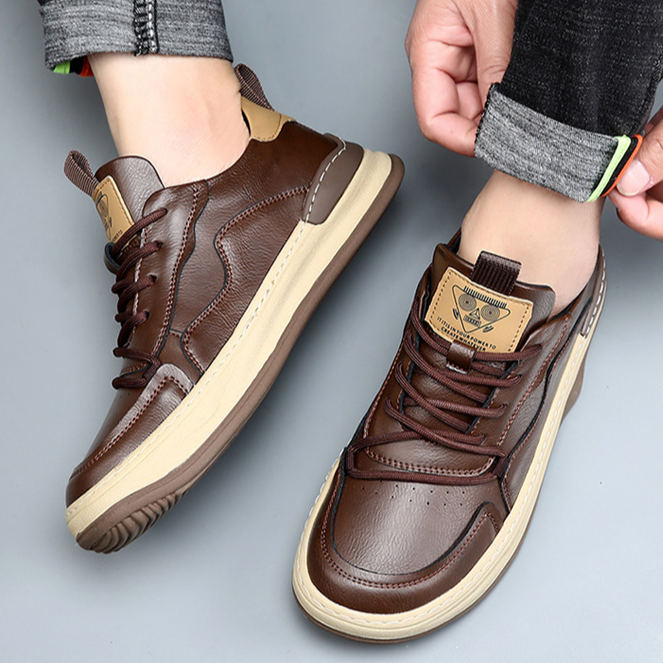 Brunetto Italian Leather Sneakers