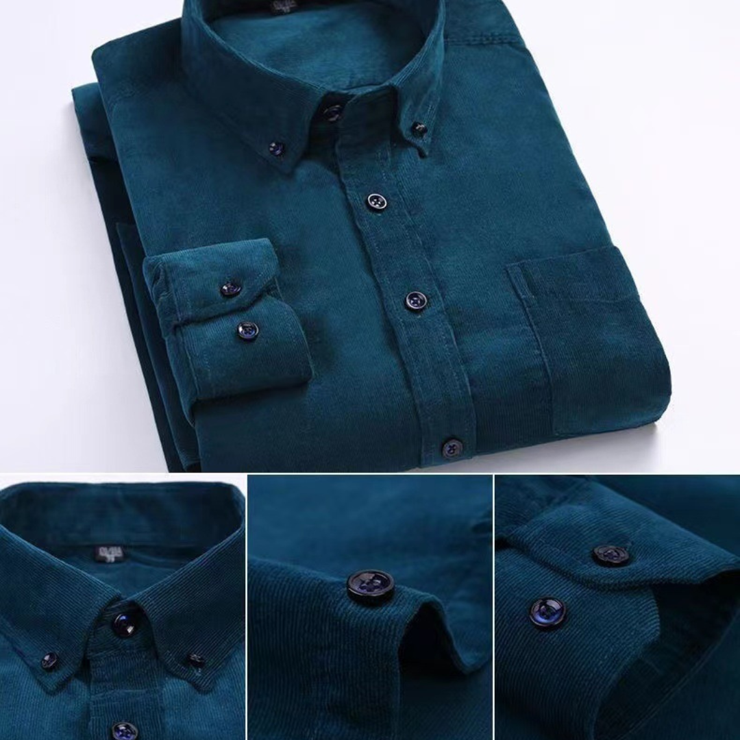 Renzo Pure Corduroy Cotton Shirt