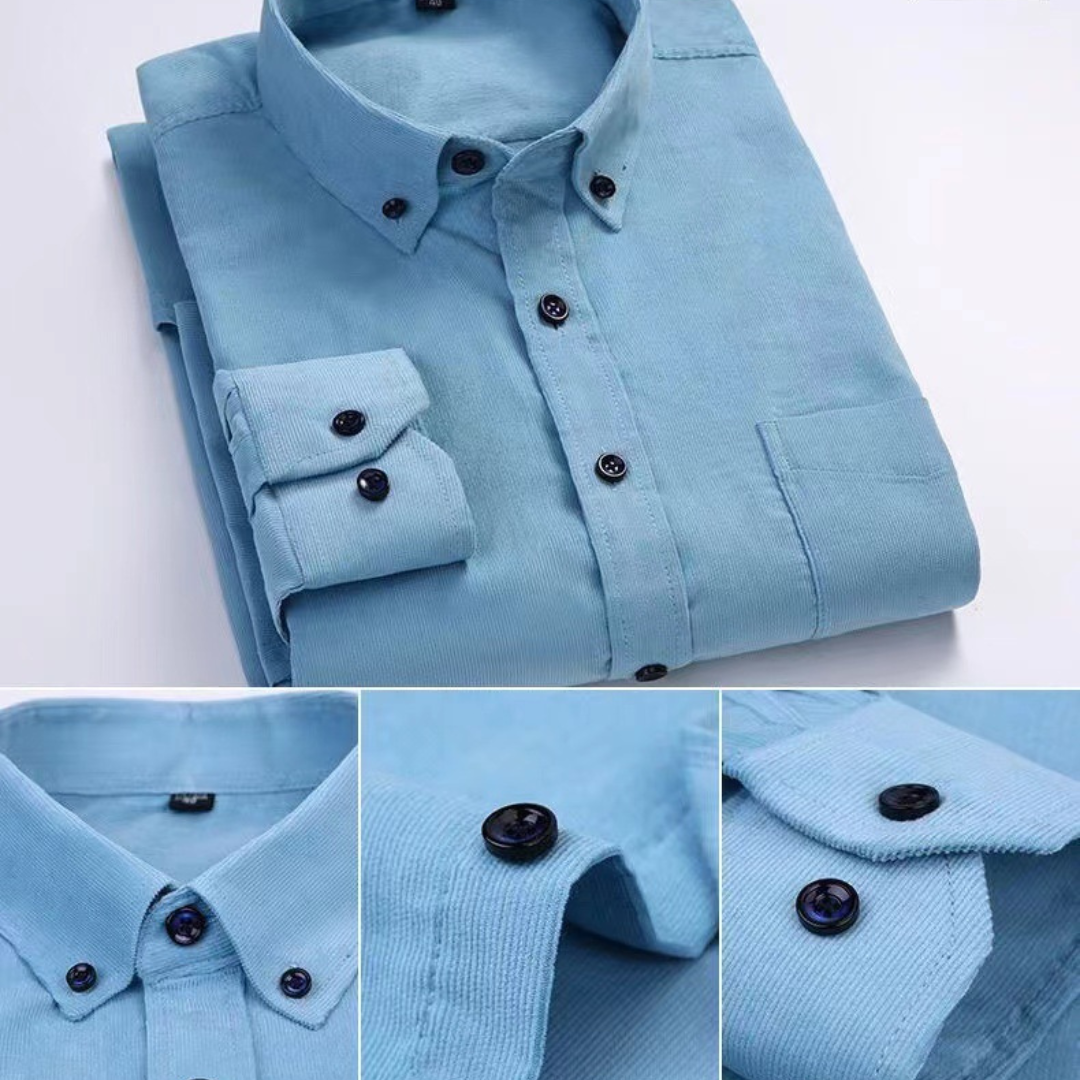 Renzo Pure Corduroy Cotton Shirt