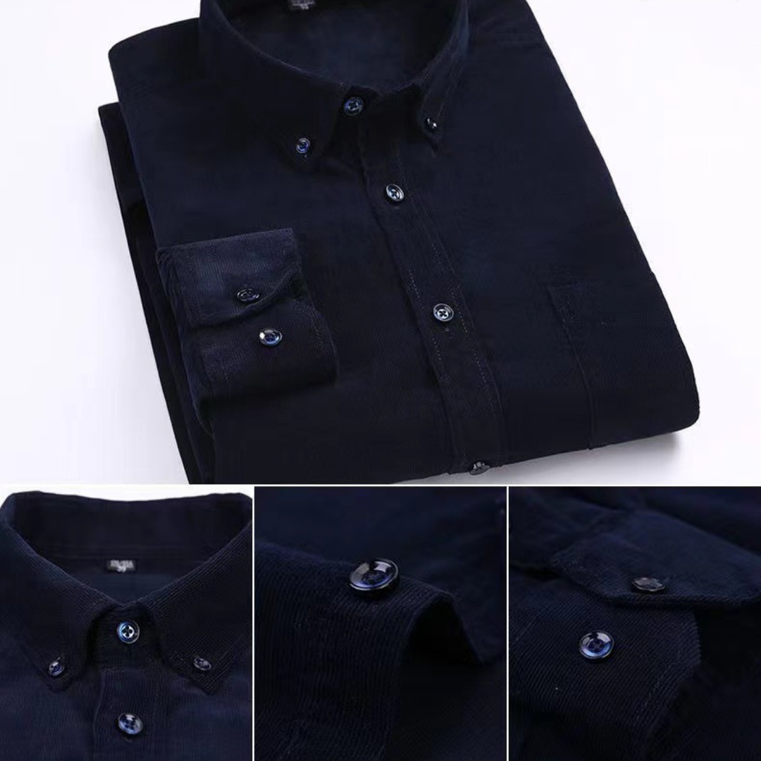 Renzo Pure Corduroy Cotton Shirt