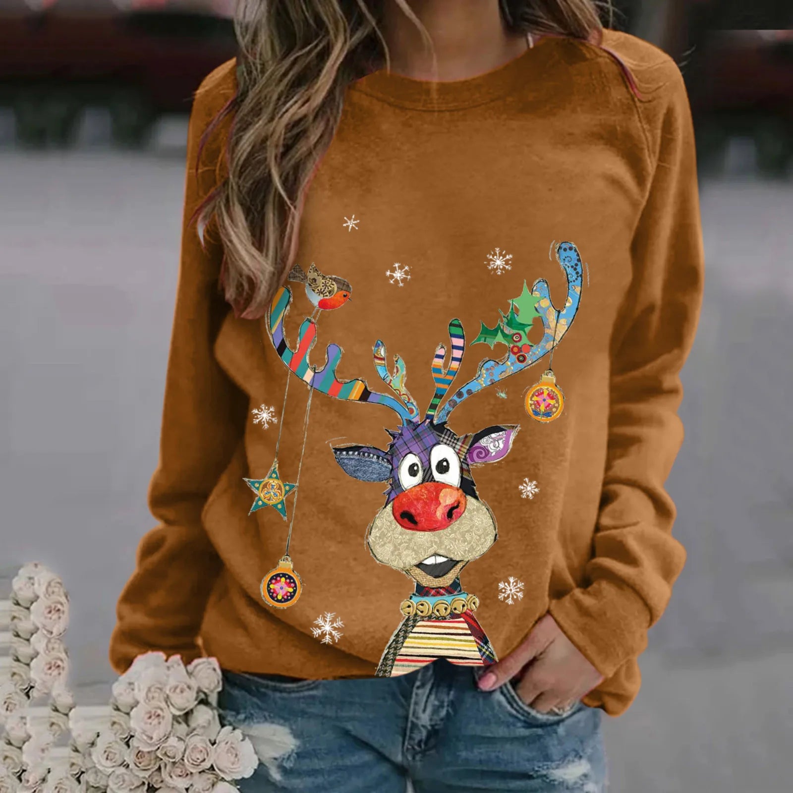 Rudolf Joy Knit – Women’s Christmas Sweater
