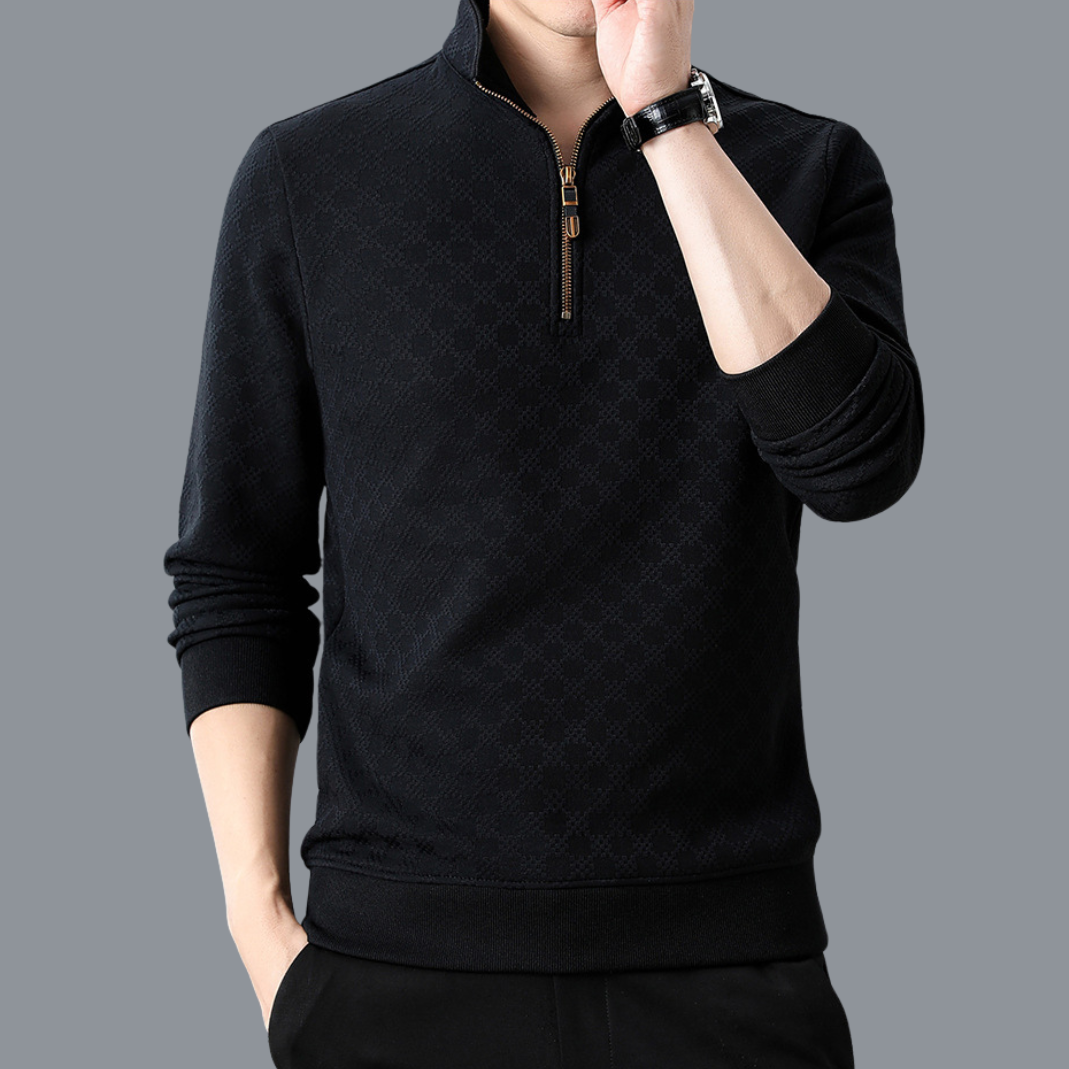 Maxwell Chequered 1/4 Zip