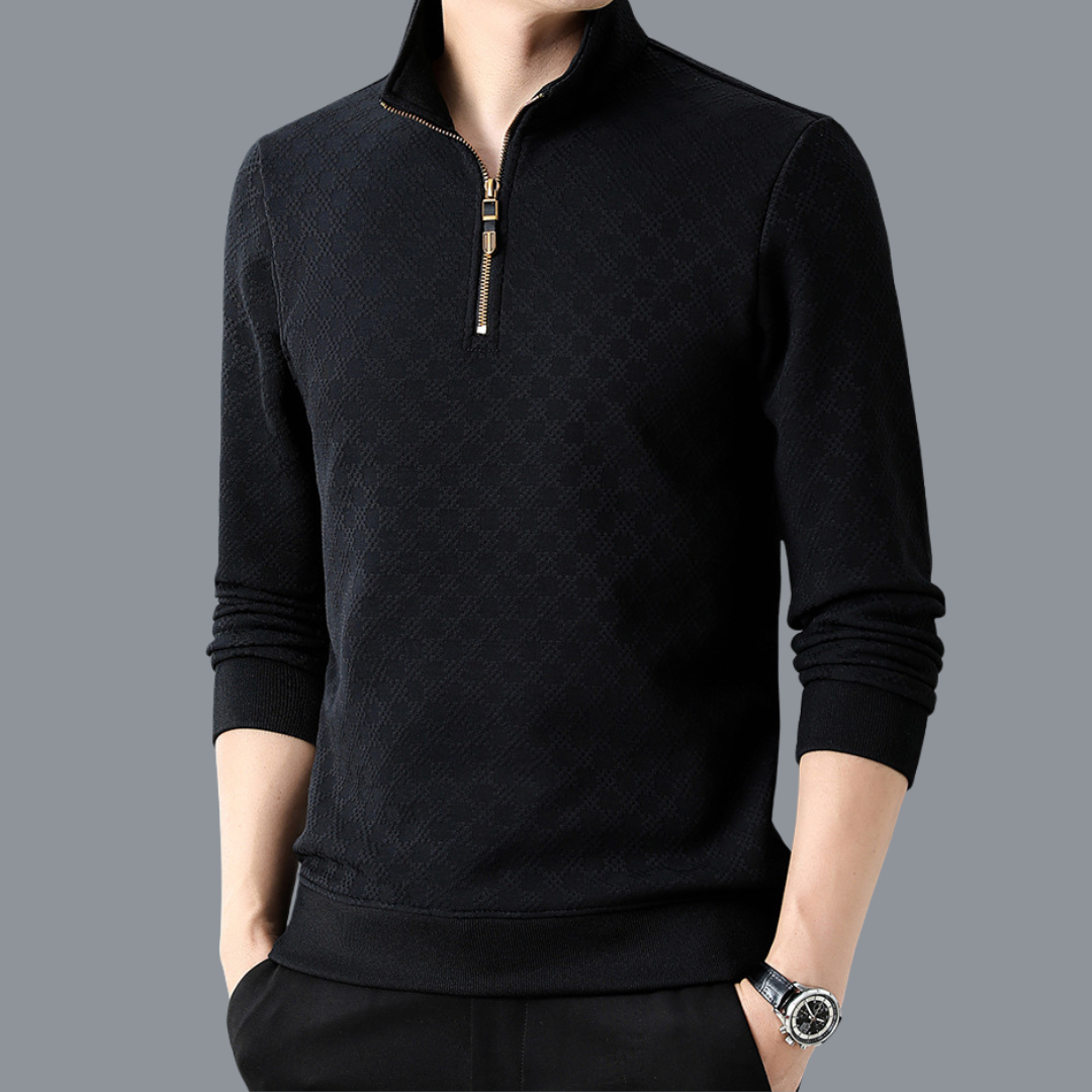 Maxwell Chequered 1/4 Zip