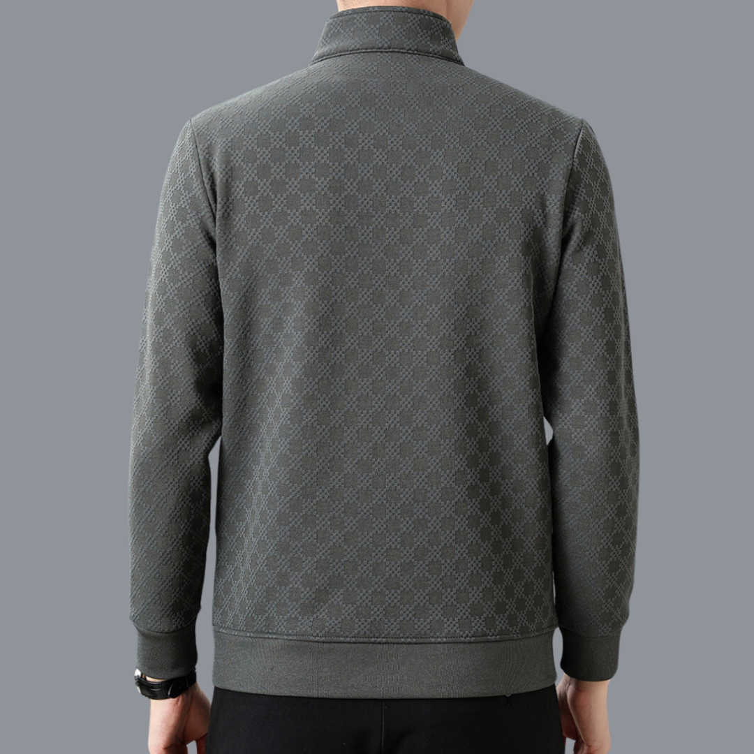 Maxwell Chequered 1/4 Zip