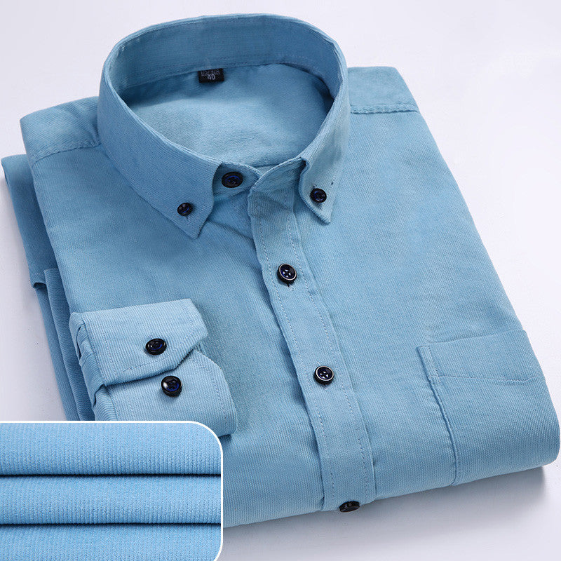 Renzo Pure Corduroy Cotton Shirt