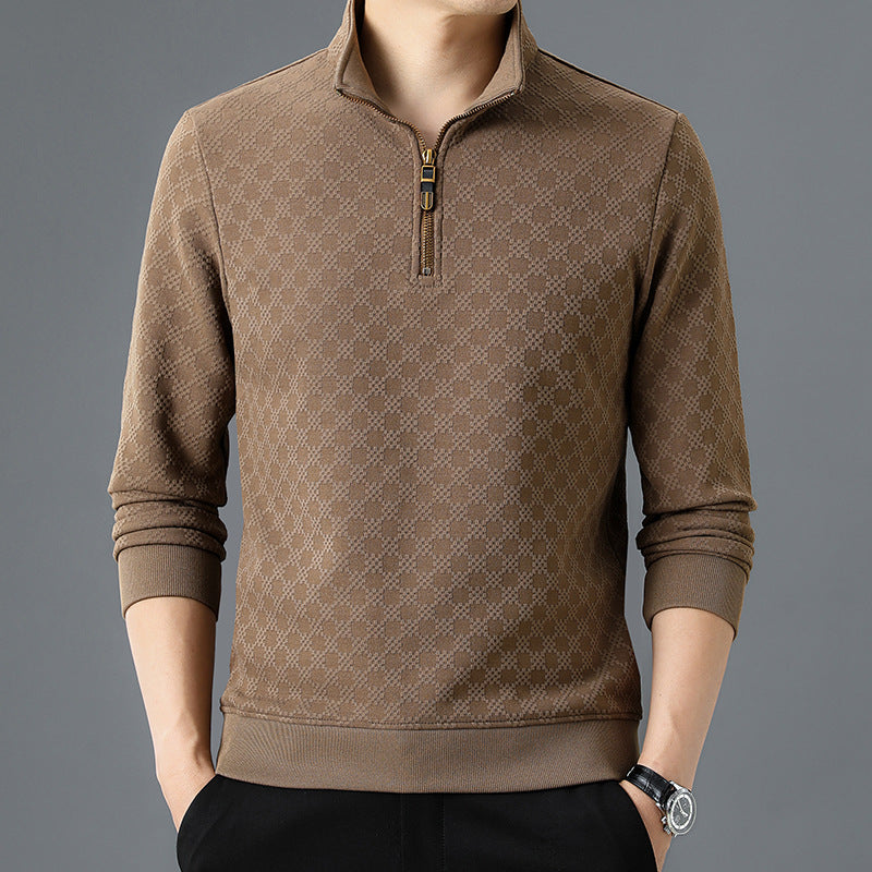 Maxwell Chequered 1/4 Zip