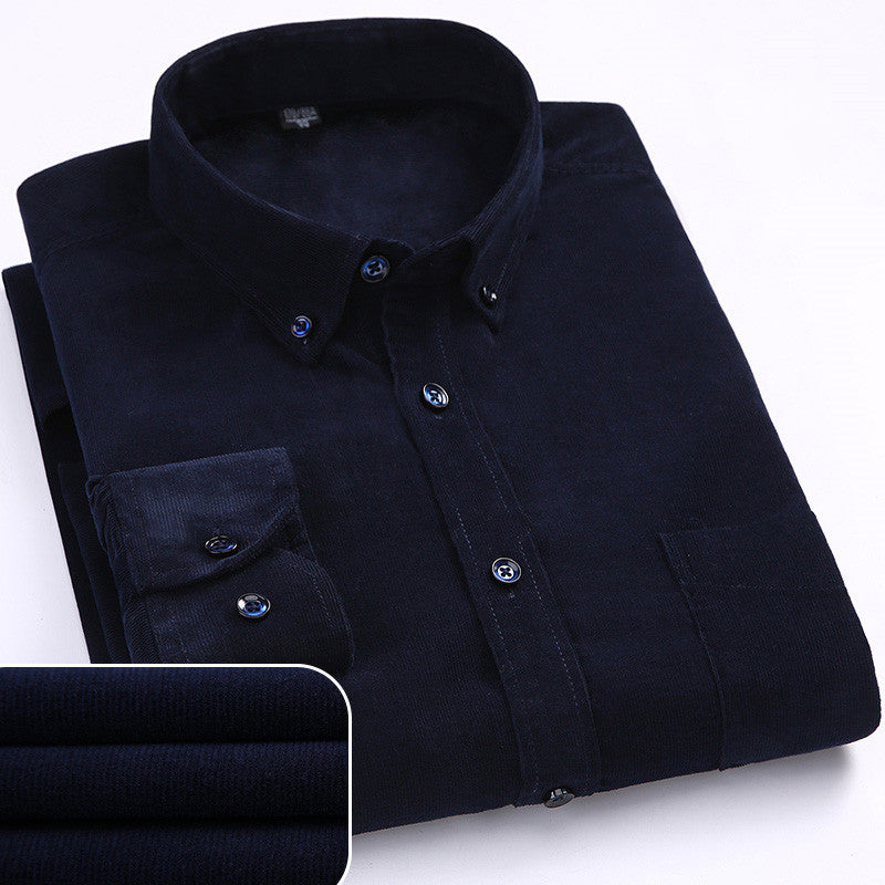 Renzo Pure Corduroy Cotton Shirt