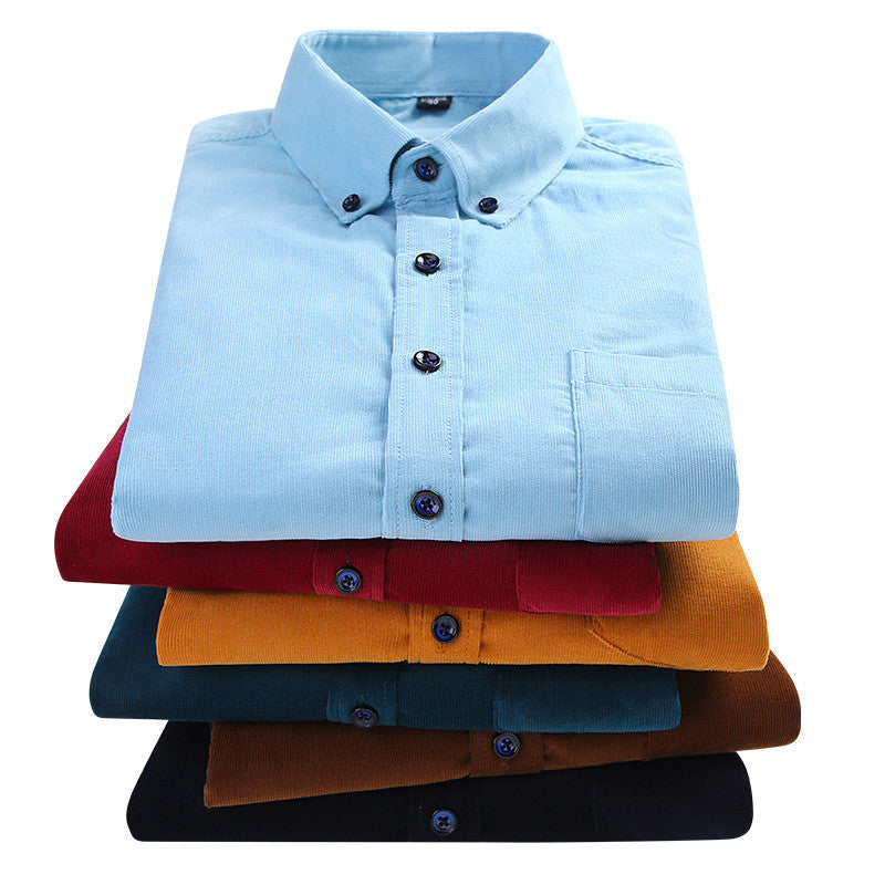 Renzo Pure Corduroy Cotton Shirt