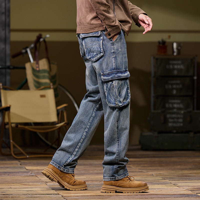 Hunter Pierce Denim Cargo Pants