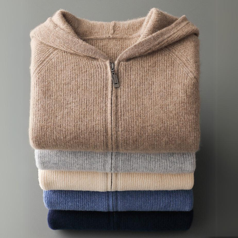 Kingston - Cashmere Merino Zip Up
