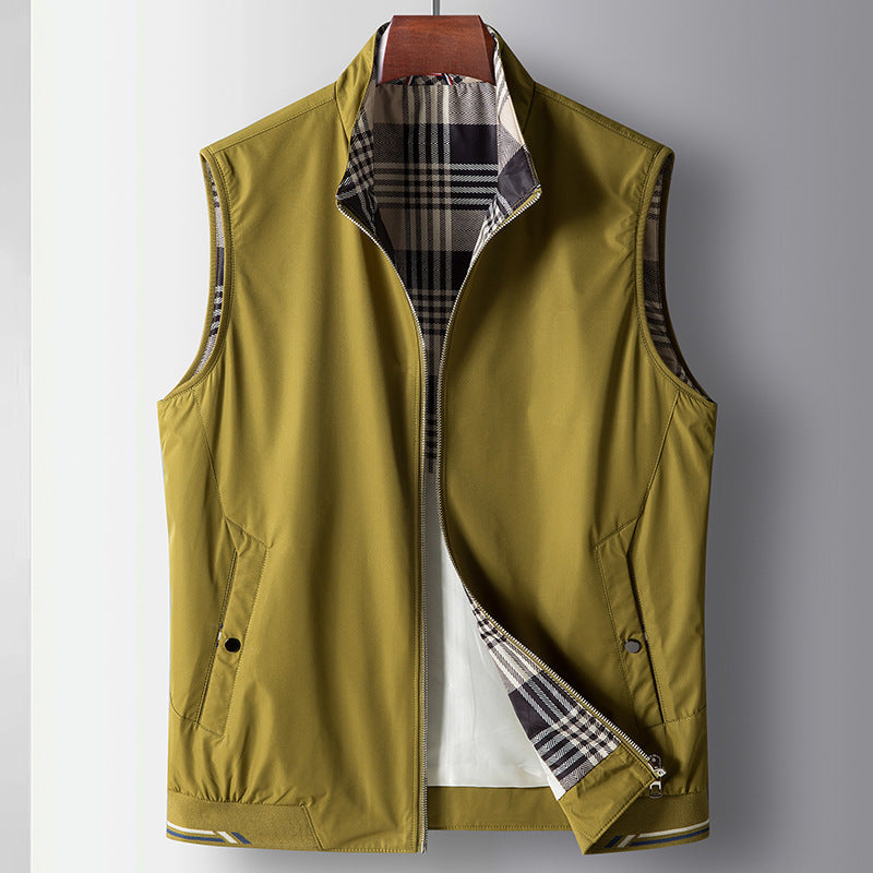 Dan Anthony Plaid Vest