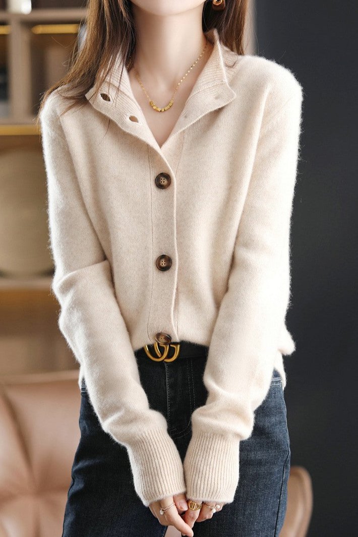 Madison Peers Wool Cardigan