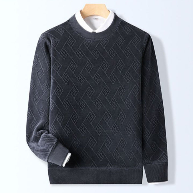 Ethan Cole Textured Knit Sweater