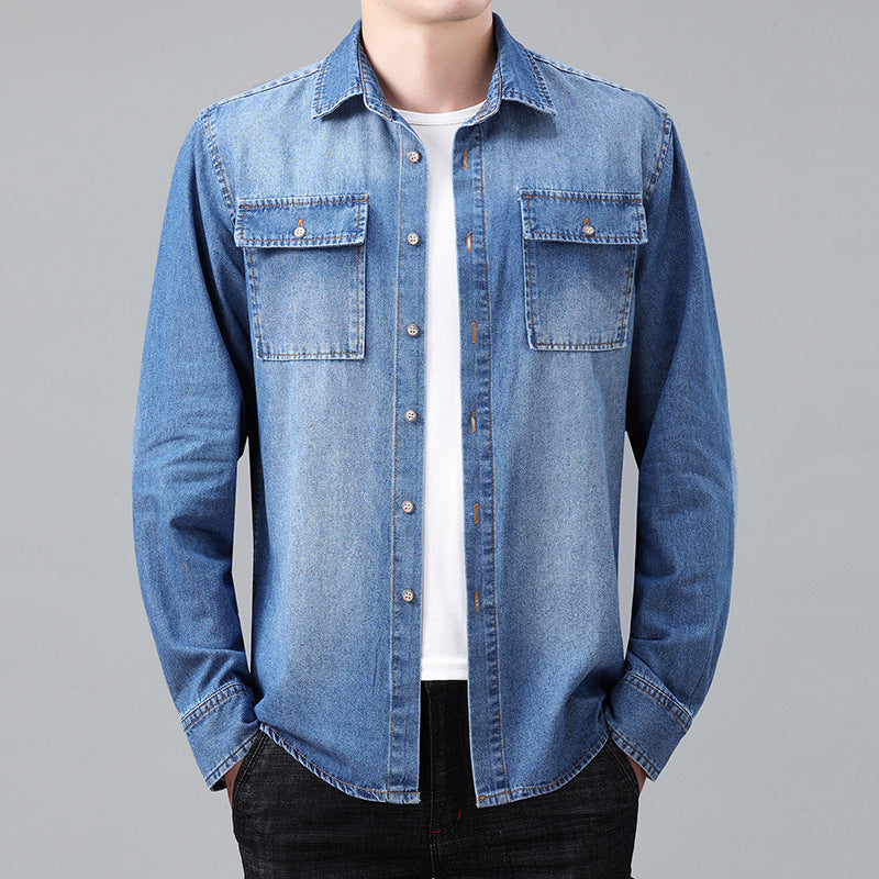 Maxwell Reed Faded Denim Shirt