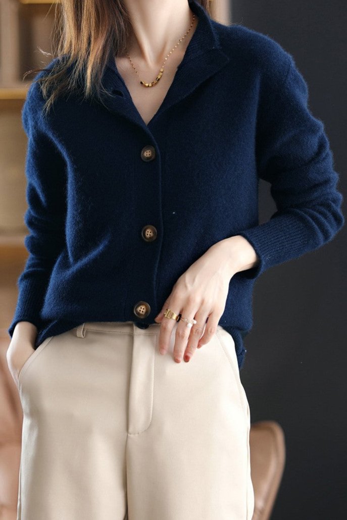 Madison Peers Wool Cardigan