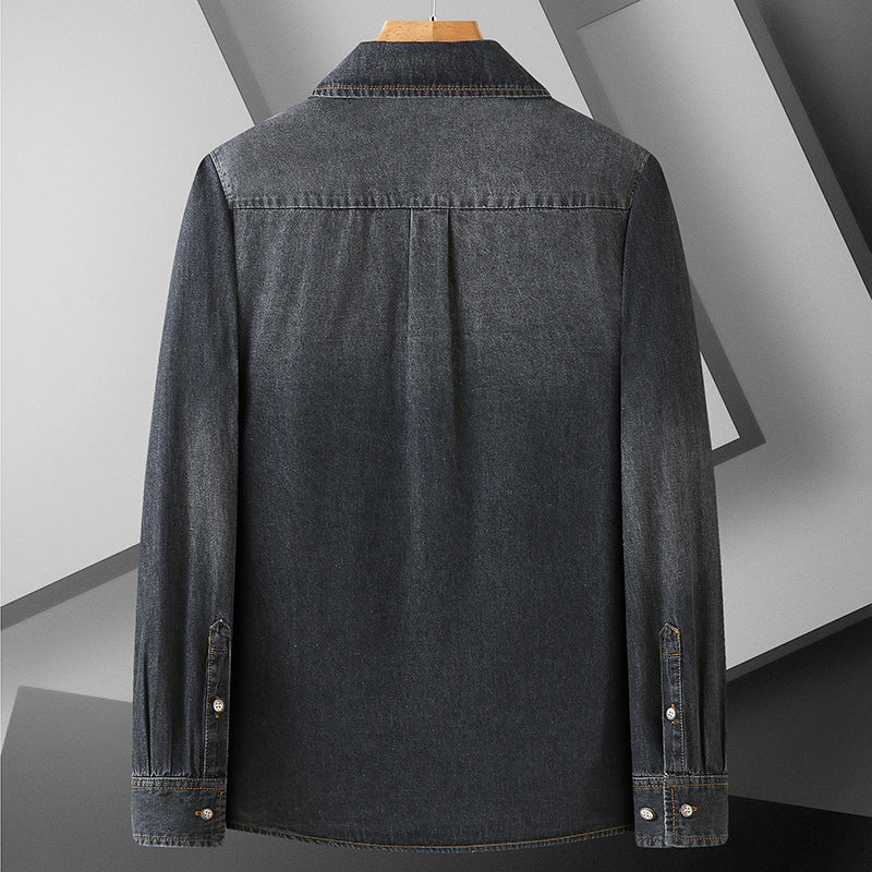 Maxwell Reed Faded Denim Shirt