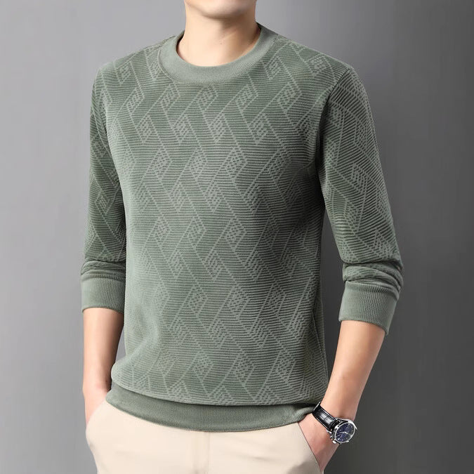 Ethan Cole Textured Knit Sweater