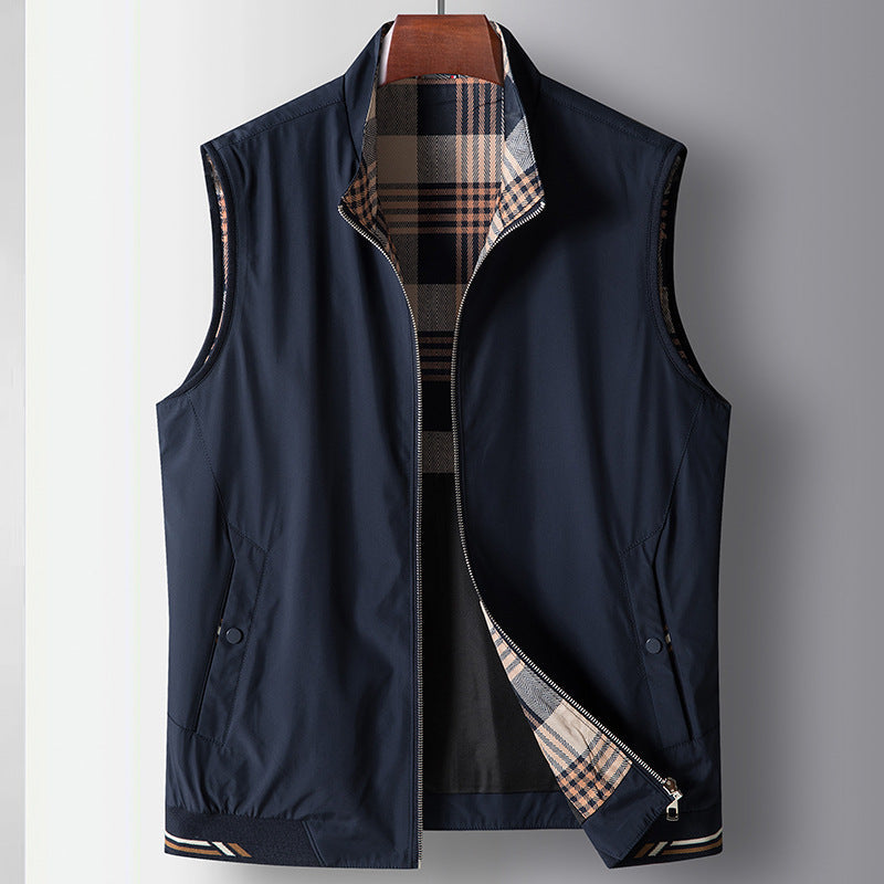 Dan Anthony Plaid Vest
