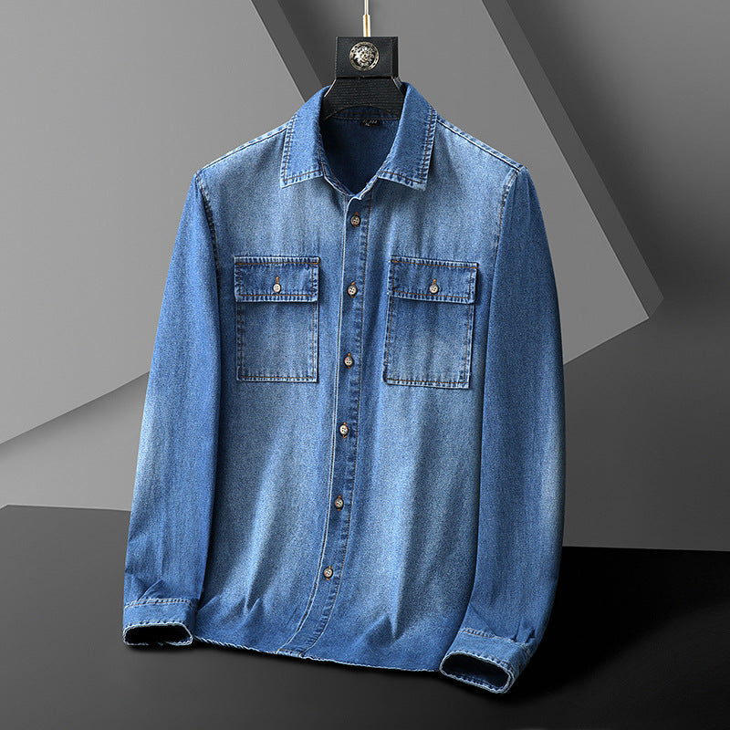 Maxwell Reed Faded Denim Shirt