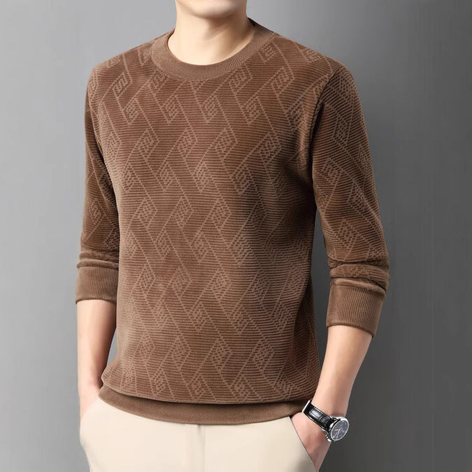 Ethan Cole Textured Knit Sweater