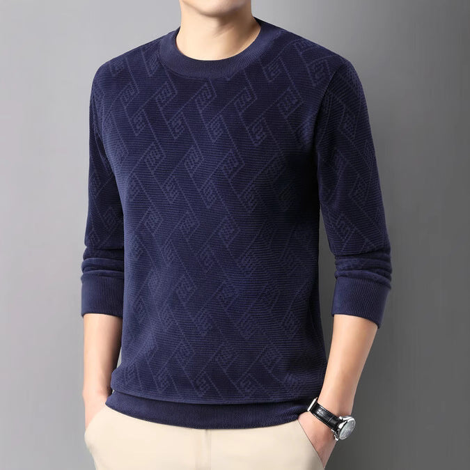 Ethan Cole Textured Knit Sweater