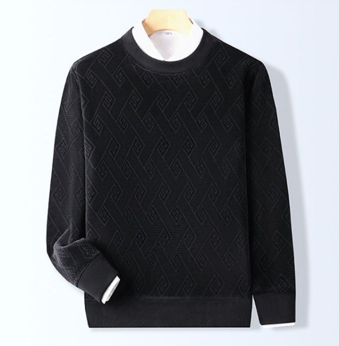 Ethan Cole Textured Knit Sweater