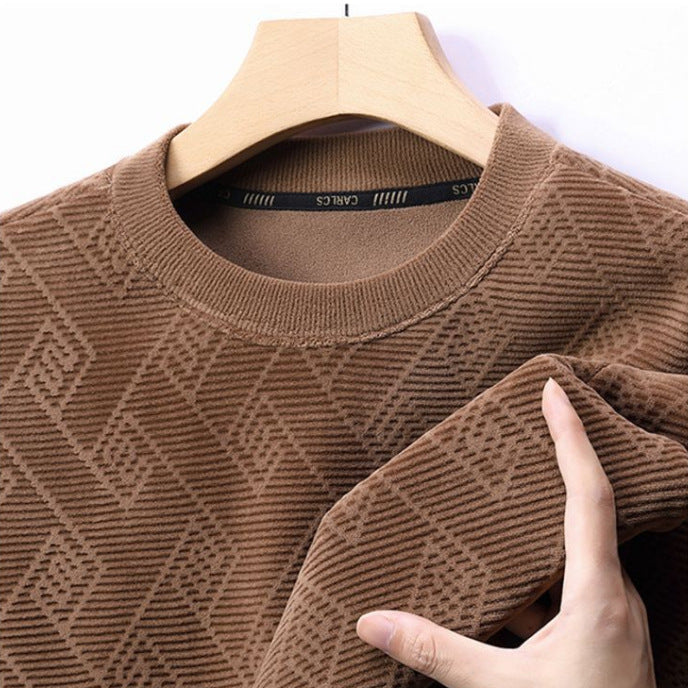 Ethan Cole Textured Knit Sweater