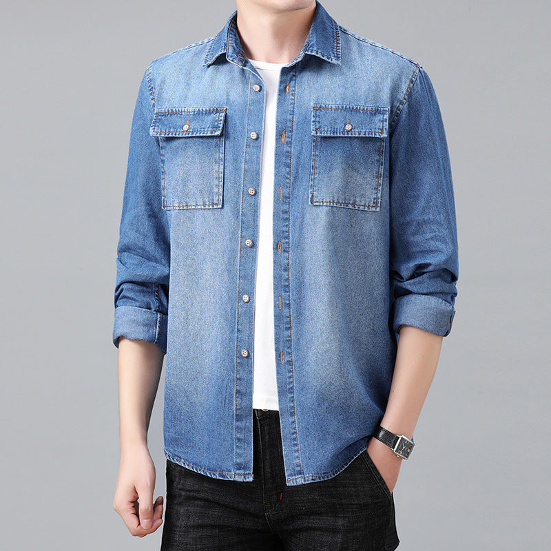 Maxwell Reed Faded Denim Shirt